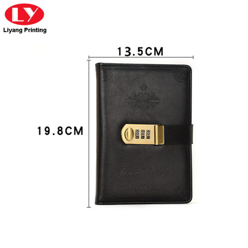 2022 Fashion PU Softcover Design Notebook With Lock