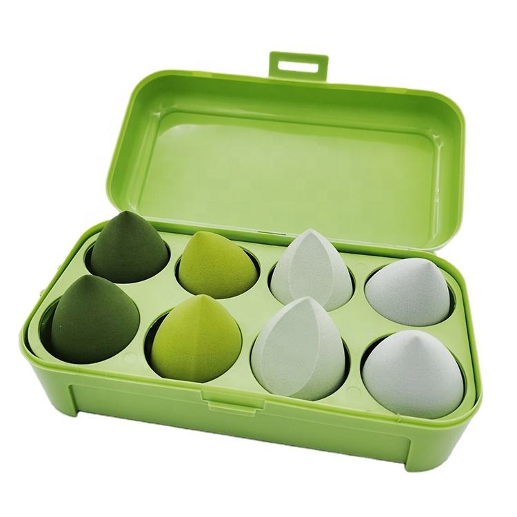 Green 8pcsbox Latex Free Cosmetic Sponge Set1 Jpg