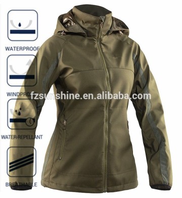 2016 Green Tactical Woodland Softshell Jacket