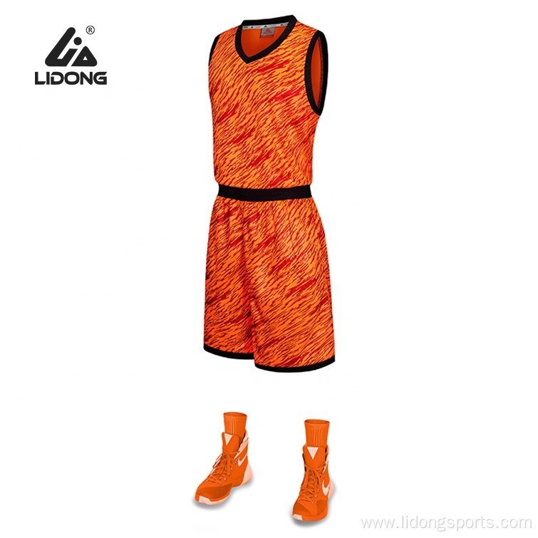 Cheap Wholesale Sublimation Printing Basketball Uniforms