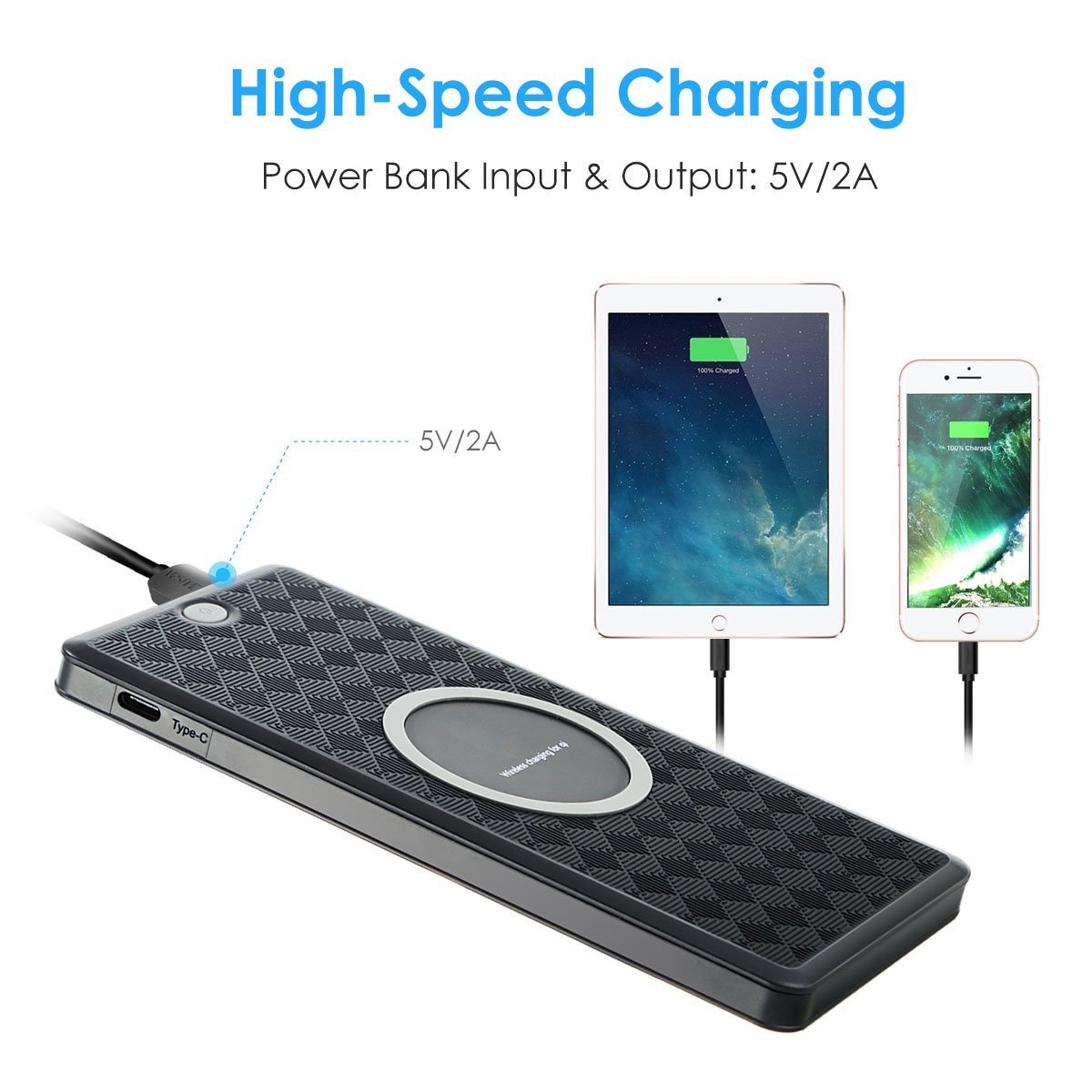 Wireless Charger Power Bank