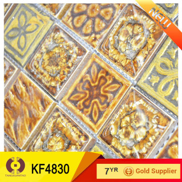 Bathroom tile 3d ceramic floor tile Mosaic Tile Online Shopping India (KF4831)