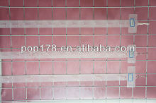 plastic Hanging Clip Strips, PP Clip Strips, POP Display Clip Strip use to supermaket