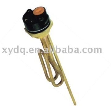 Heating element for water heater, copper heater