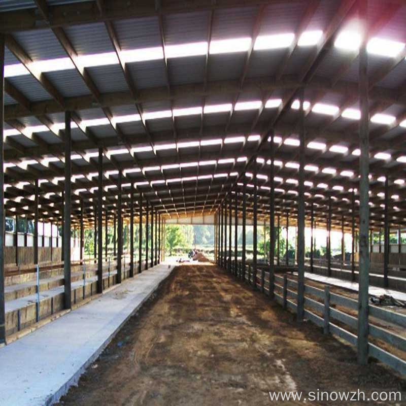 Prefab metal structure poultry house for animal