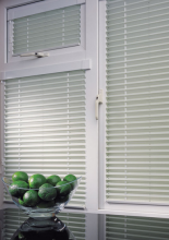 Stylish pleated blinds for small window