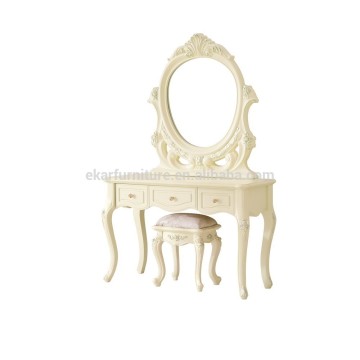 Wholesale French Royal Palace Dressing Table Chair Set