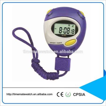 Mini daigital Stopwatch and Sports timer counter timer LCD waterproof stopwatch with alarm function