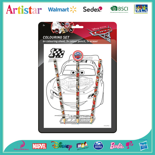 Disney Cars blister card set 4