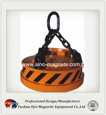 Powerful Circular Electric Lifting Magnet for Lifting Scrap