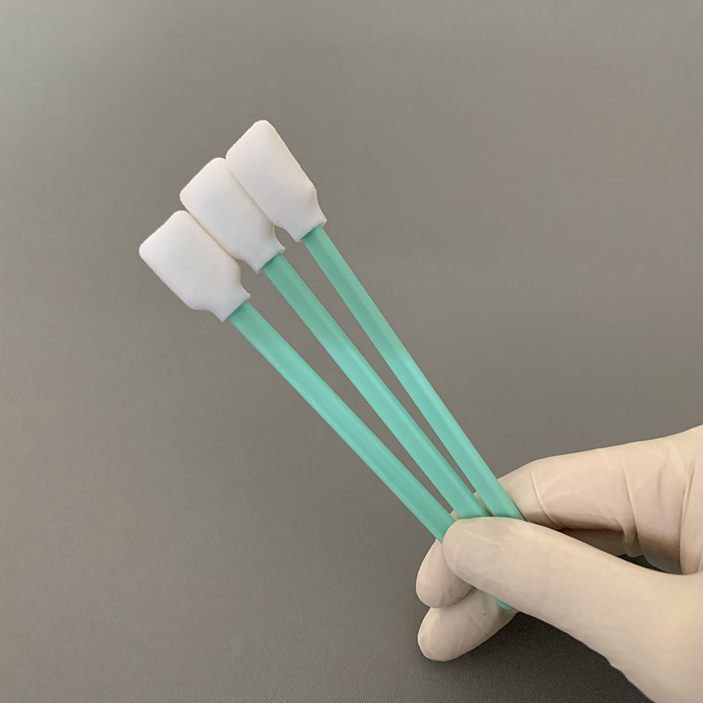 Rectangular Head Foam Swab