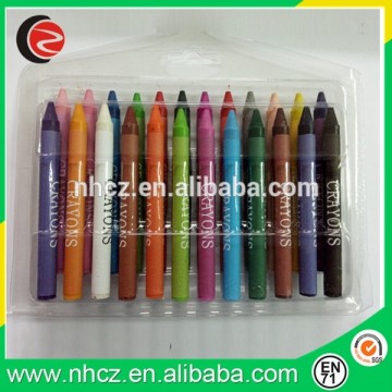 24 Crayon Set in pvc box for Amazon