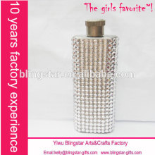 whisky stainless steel rhinestone bling bling hip flask