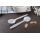 Plastic Forks Bulk White 100% Virgin PP Pet Disposable Soup Spoon Cutlery