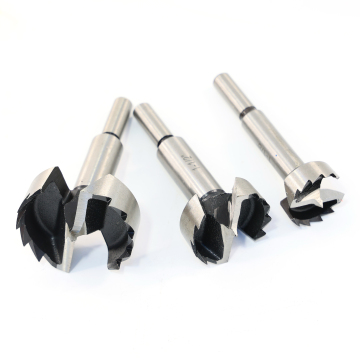 Toolway 5/8\" Woodworking Hinge Hole Cutting Saw and Forstner Drill Bit Set