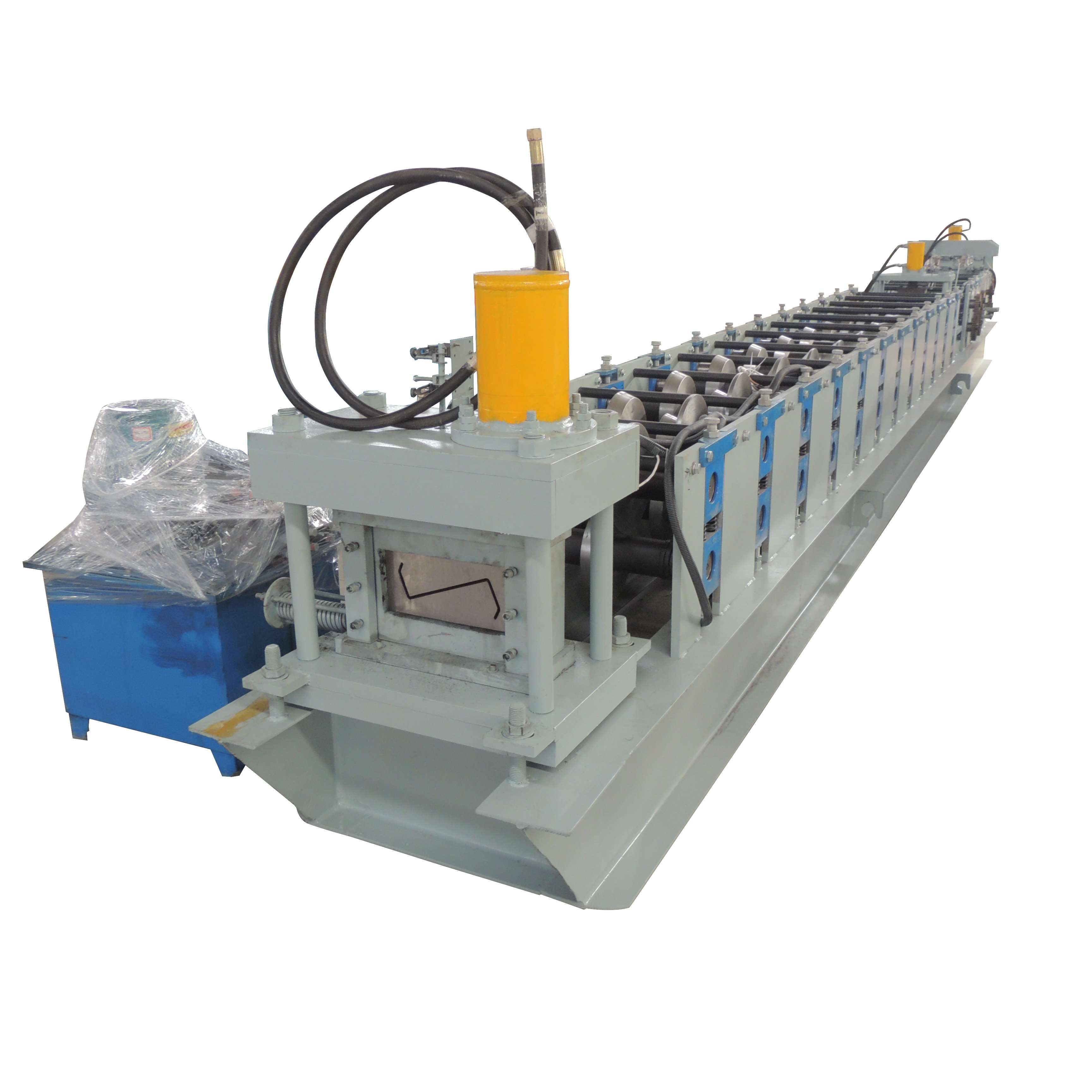 840 gallvanized steel PPGI trapezoidal metal roofing sheet roll forming machine 3300