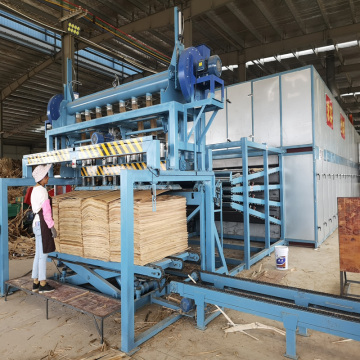 Roller Core Veneer Dryer Plywood Machine Price