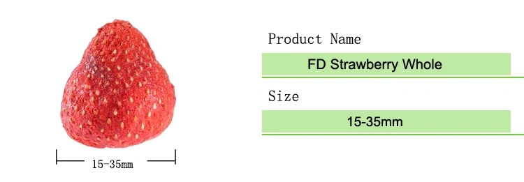 Freeze-Dried Strawberries Fruit Snack