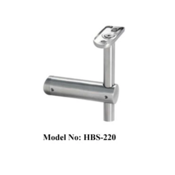 304 Stainless Steel Glass Mount Handrail Bracket