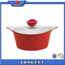 China fornecedor Vidro ou alumínio Lid Mini Cooking Pot