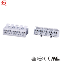 5 poles fast connection push wire quick connector