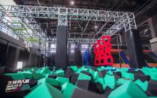 Fun extreme challenge Ninja Course for Kids