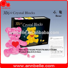DIY crystal puzzle DIY intelligence toy plastic jigsaw puzzle