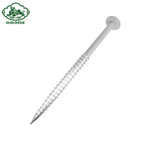 Galvanized F Type Ground Screw Anchor