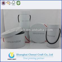 cardboard rigid round hat boxes