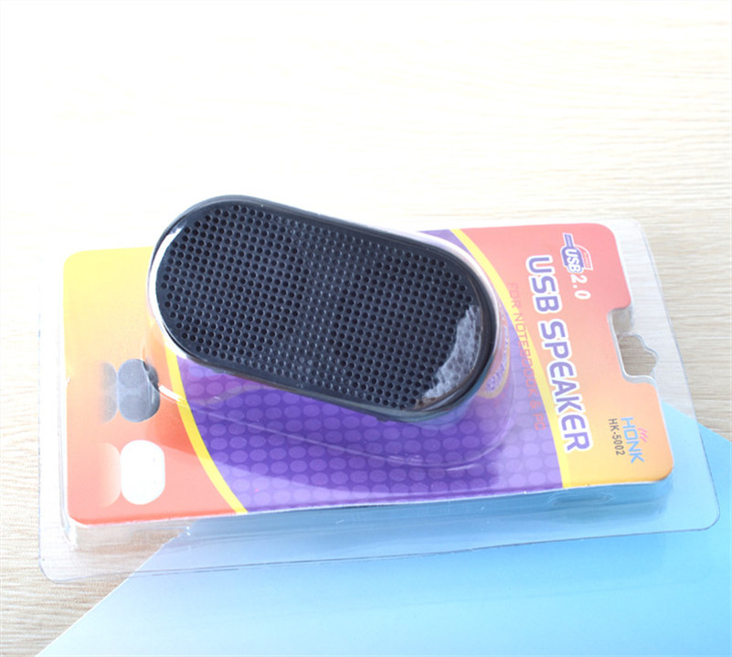 Speaker Komputer Mini Portable Kanggo Kantor Ngarep