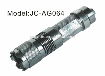 aluminum mini flashlights and torches running Lithium cell battery