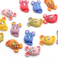 100Pcs Animal Flat Back Resin Cartoon Mouse DIY Flatback Resin Cabochons Accessories Embellishments For Scrapbooking Decor Part