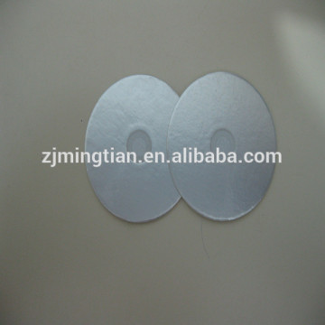 Vented cap liners induction