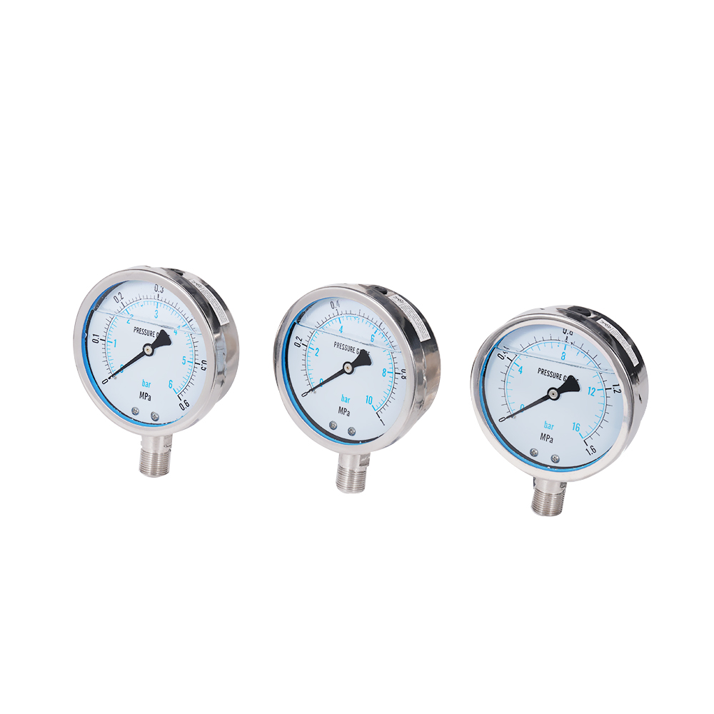 Stainless Steel Pressure Gauge Thread Oil Pressure Gauge