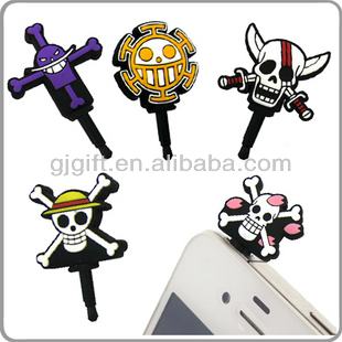 2015 cute mini cartoon cell phone plug stopper