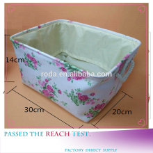 WBF-1: Roda wholesale Cotton and linen storage box, square storage box,home storage box,desktop cosmetic storage box
