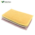 Magic cleaning microfiber terry cloth with sponge pad