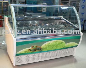 Granita Ice Cream Freezer Cabinet