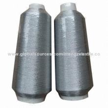 Dark Silver Sparkle Metallic Embroidered Yarn