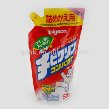 Laundry detergent packaging refill bag