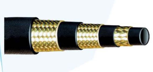 Three layers Steel Wire Braided Rubber Tube