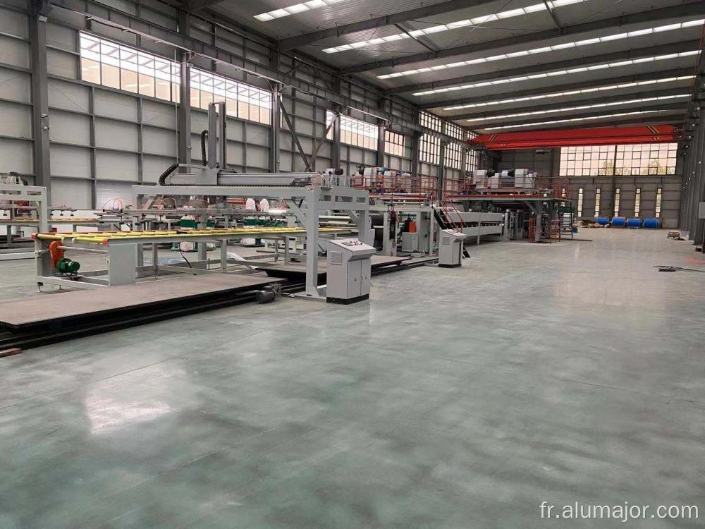 Production de panneaux composites en aluminium