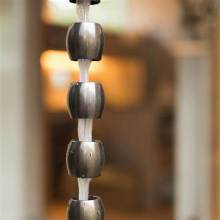 Factory Supply European Style Aluminum Copper Metal Bell Rain Water Chain for Gardens