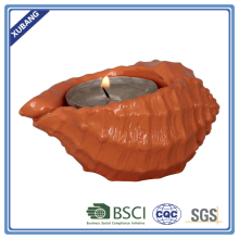 poly resin colorful Conch candle holder