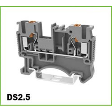 0,25mm² DIN-Schienen-Federsteckklemmen