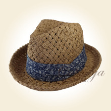 2015 stylish brown children's paper hat