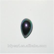 14-19mm Multicolor Black Raindrop Shell Pearls Beads