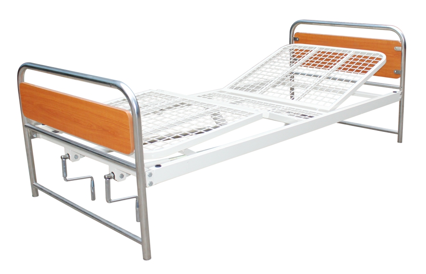 Manual Metal Hospital bed with Two Joints