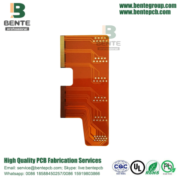 Industrial Control Flexible PCB 2 Layer Golden Finger