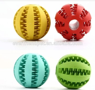 Inflatable rubber hard ball for Dog